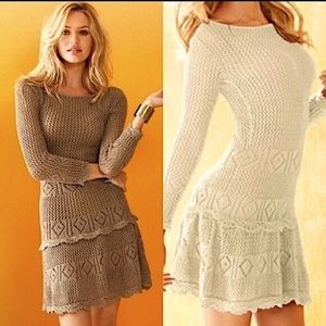 Crochet Scoop Back Dress